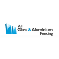 All glass and aluminium fencing